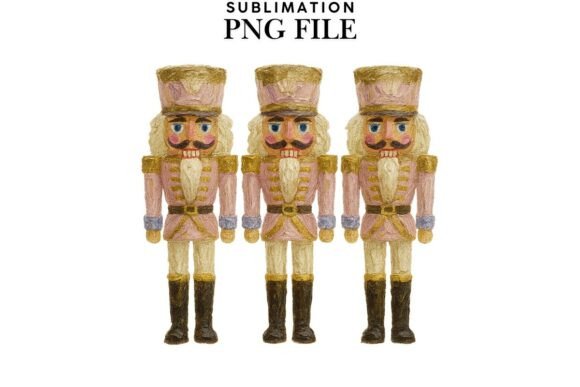 Christmas Nutcrackers Png Design: Festive Illustrations