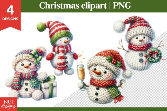 Crochet Christmas Snowman Clipart: A Designer’s Review