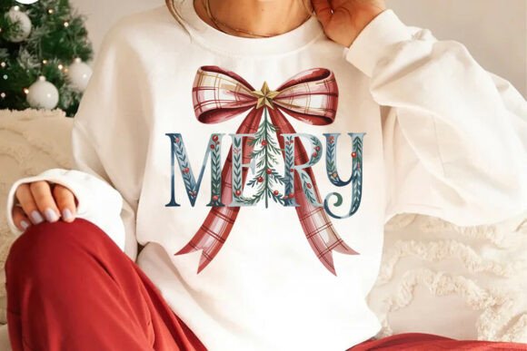 Merry Coquette Bow Png: Festive Illustrations