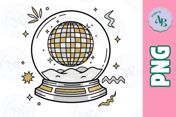 New Years Eve Christmas Snow Globe PNG: Festive Illustrations