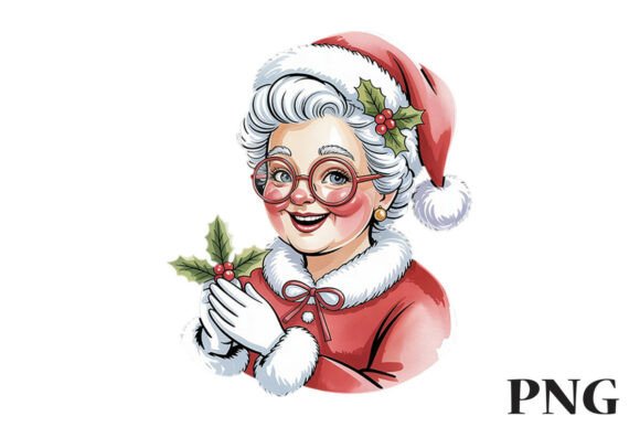 Review: Christmas Mrs. Claus Clipart PNG for Illustrations