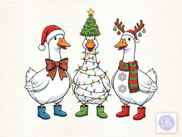 Review: Funny Christmas Goose Png for Holiday Stitching