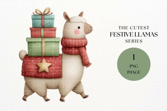 Reviewing Christmas Llama Gifts Clipart for Embroidery