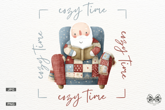 Reviewing Grandpa Christmas Png Clipart for Stitching