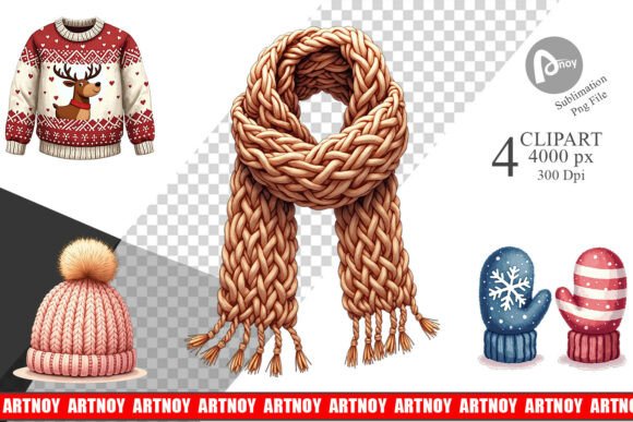 Reviewing UglyCute Nordic Christmas Clipart for Stitching