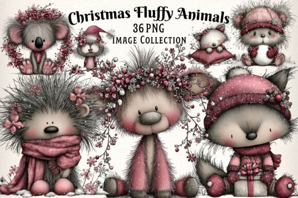Reviewing Whimsical Christmas Fluffy Animals for Stitching