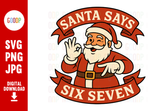 Santa Says Six Seven: Festive Illustrations for Branding