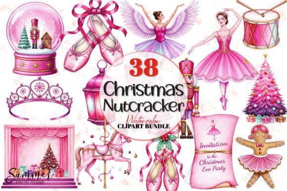Vibrant Pink Nutcracker PNG for Illustrations